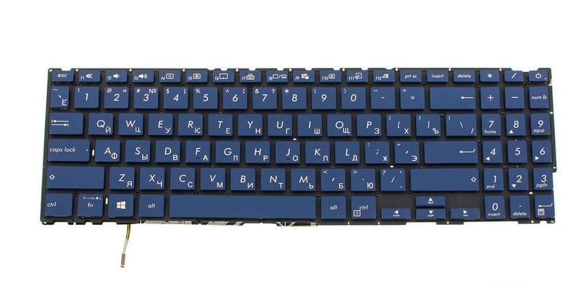Клавіатура для ноутбука Asus BX534FA з підсвічуванням клавіш (0KNB0-563PRU00)