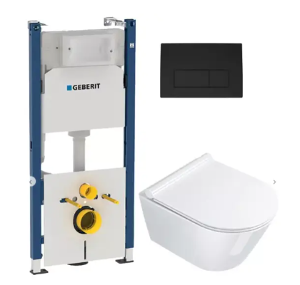 Унитаз Catalano Zero 458.126.00,1+1VS55NR00 с инсталляцией Geberit Duofix (29654274)