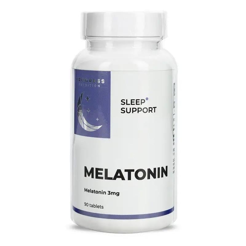 Мелатонін Progress Nutrition Melatonin 3 mg 90 табл. (22767-01)