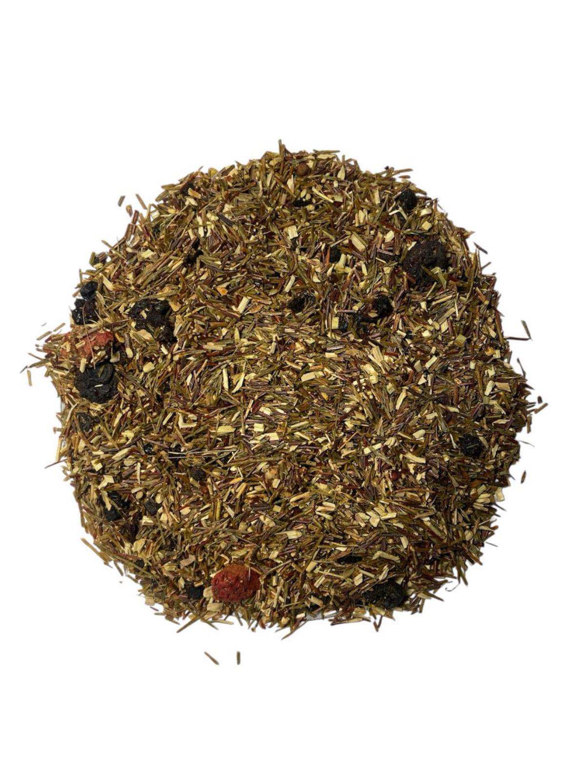 Чай TeaStar Ройбуш Красные Ягоды зеленый с кусочками фруктов 100 г (1555)