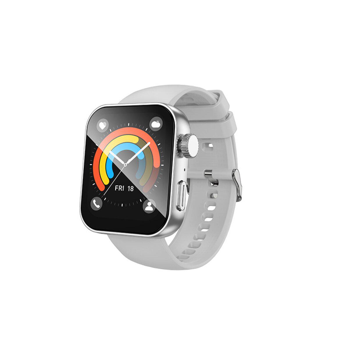 Смарт-годинник Borofone BD13 Smart sports watch call version 1,83" BT5,0 230 mAh Silver (6941991120640) - фото 3 Смарт-годинник Borofone BD13 Smart sports watch call version 1,83" BT5,0 230 mAh Silver (6941991120640) - фото 3
