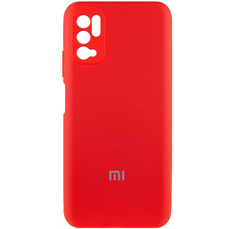 Противоударный чехол Silicone Cover Full Camera (AA) для Xiaomi Redmi Note 10 5G / Poco M3 Pro Red