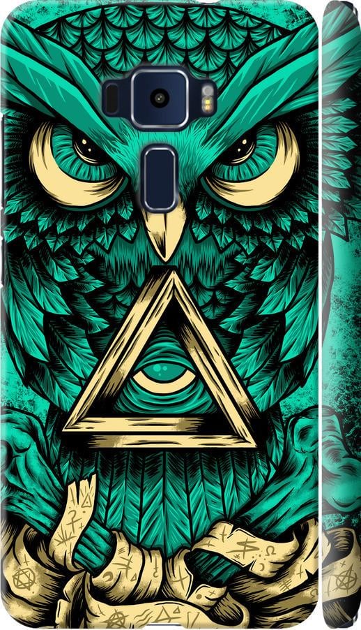 Чехол на Asus Zenfone 3 ZE552KL Сова Арт-тату (3971m-448-42517)