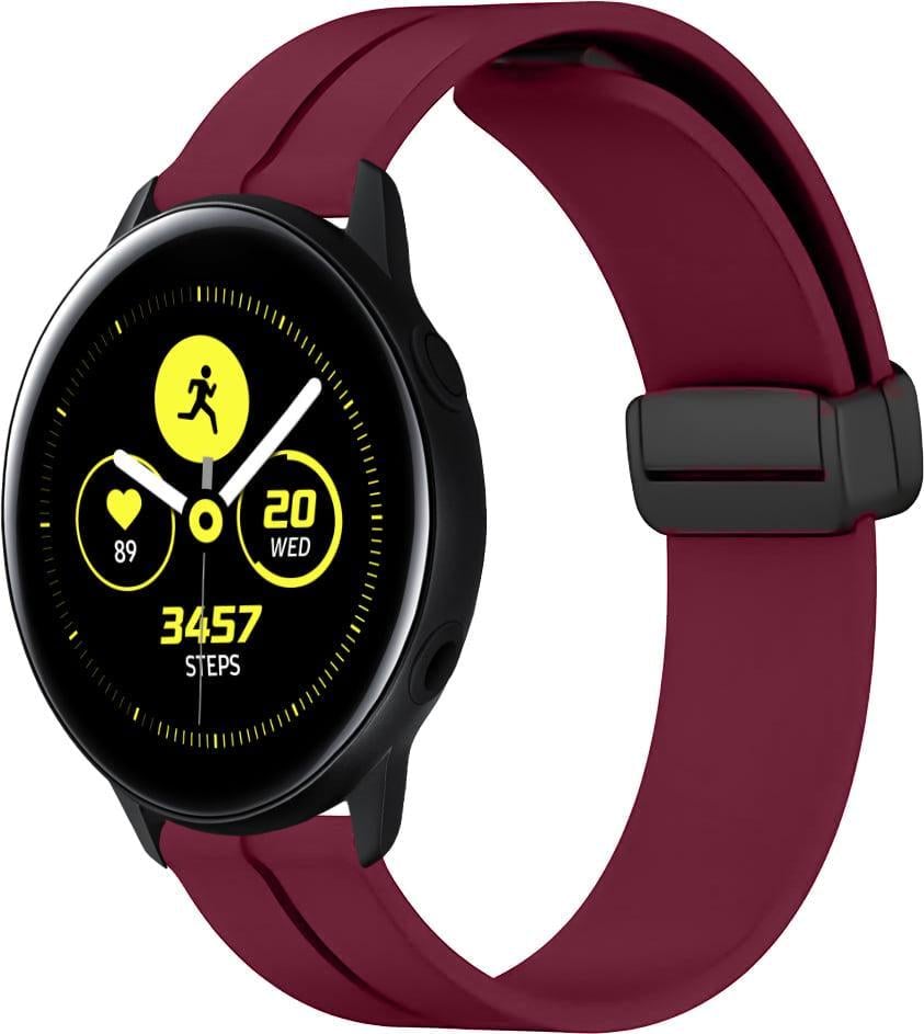 Ремінець для смарт-годинників Rysta для Samsung Galaxy Watch Active Wine (41684-42)