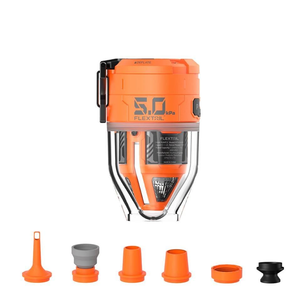 Насос-ліхтар кемпінговий Flextail Max Pump 3 Помаранчевий