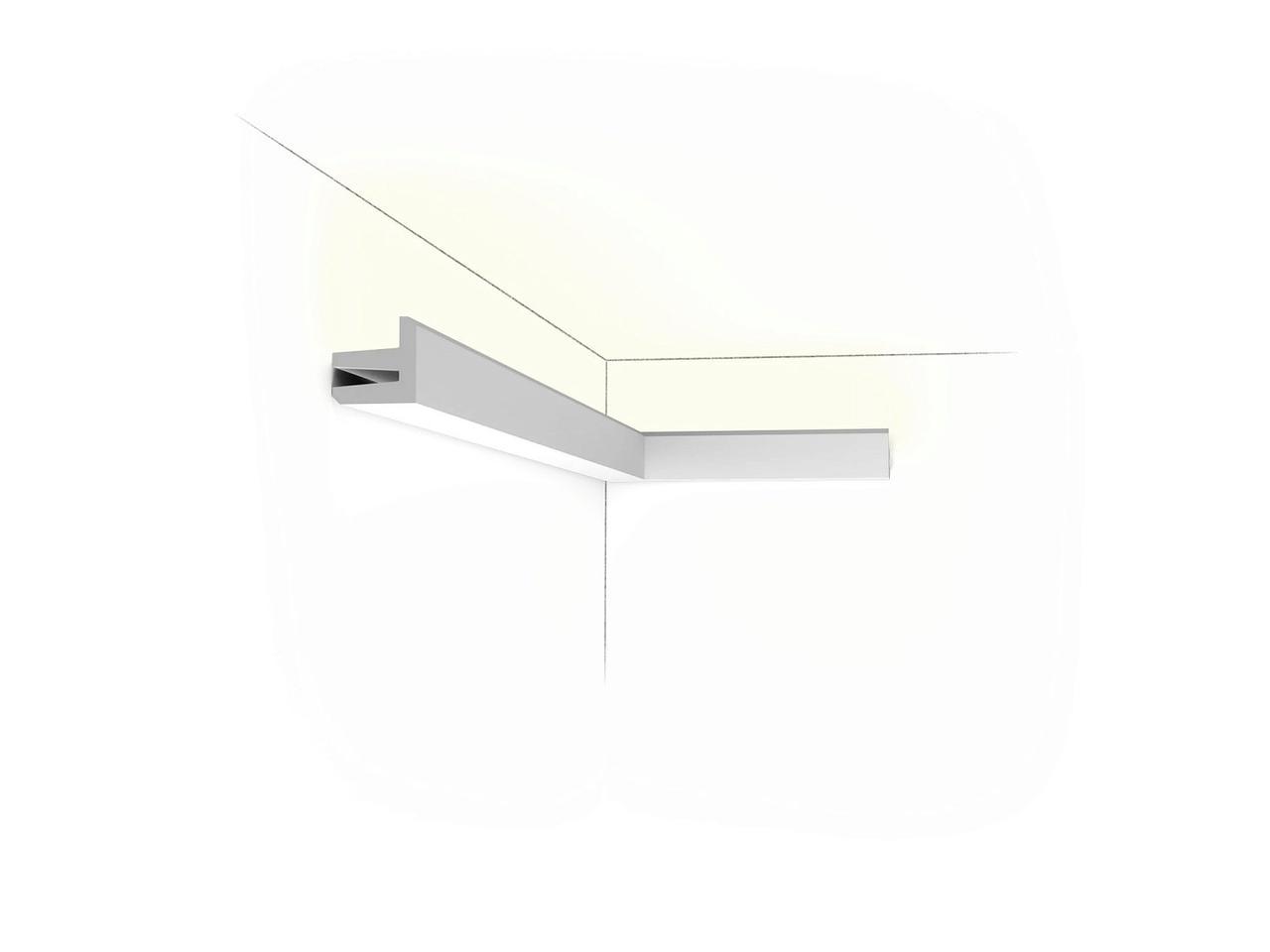 Карниз полиуретановый Orac Decor C380 жесткий 50х50x2000 мм (28956595)