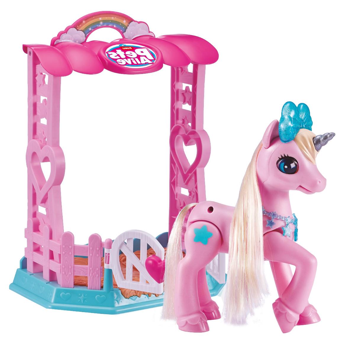 Набор игровой интерактивный Pets Alive-Волшебный единорог в домике - фото 2 Набор игровой интерактивный Pets Alive-Волшебный единорог в домике - фото 2