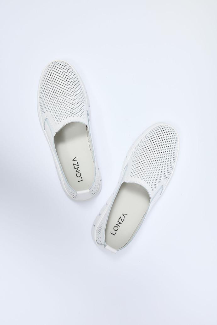 Мокасини LONZA 198383 р. 37 Білий (21172_37) - фото 5