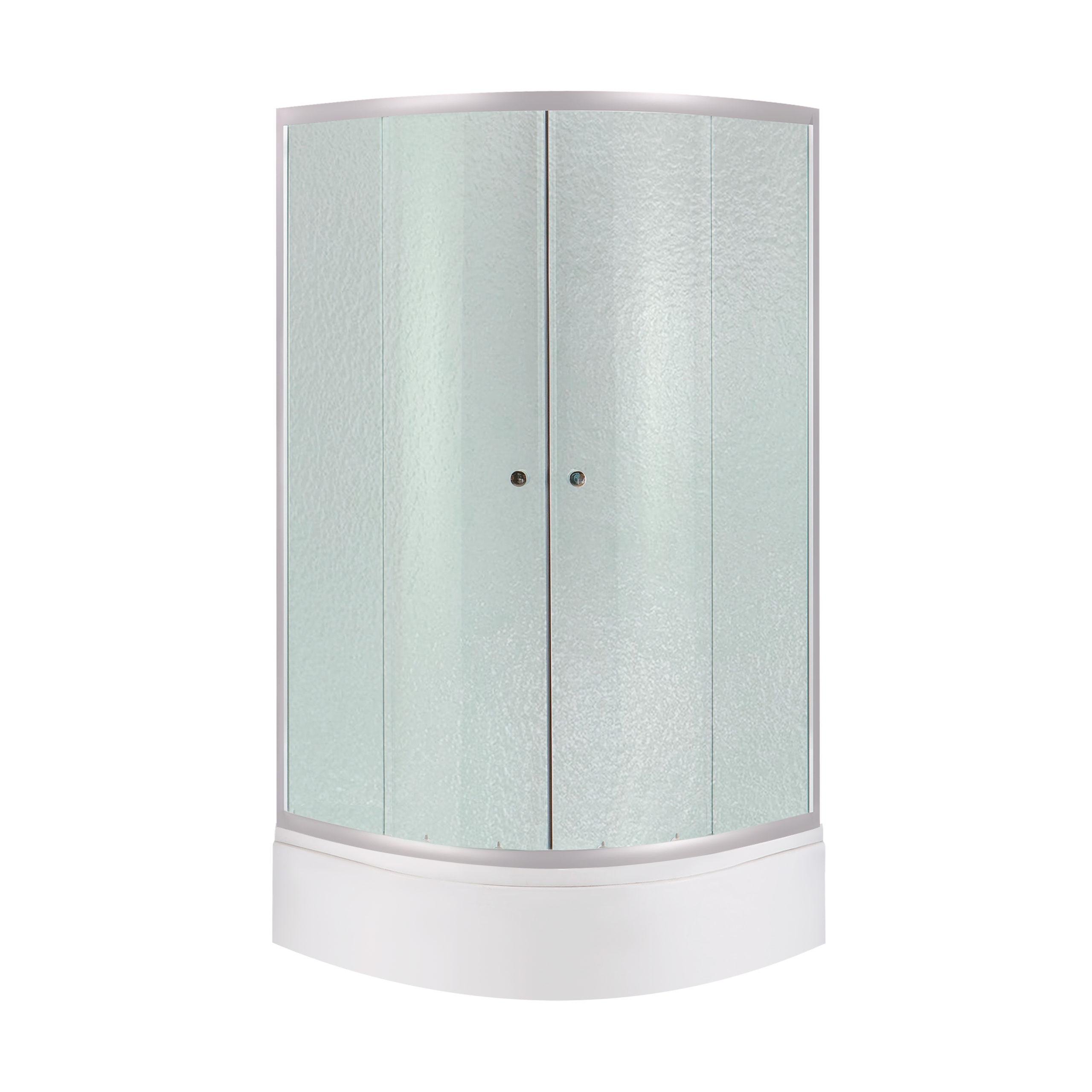 Душова кабіна Lidz Latwa 201x80x80 скло 4 мм, з піддоном Kapielka ST80x80  (LLSC8080SATMIDFR2SET)