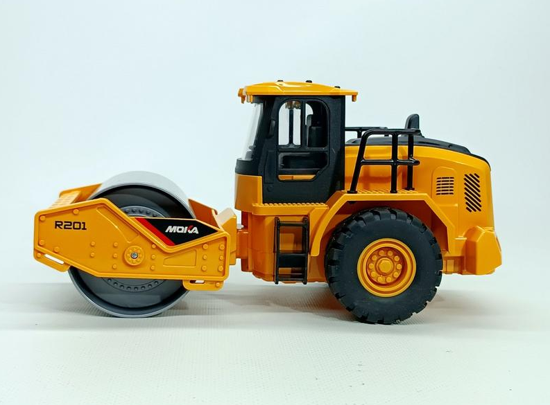 Каток дорожный 2136 резиновые колеса на радиоуправлении 3,7V пульт 2,4Ghz USB-кабель - фото 4 Каток дорожный 2136 резиновые колеса на радиоуправлении 3,7V пульт 2,4Ghz USB-кабель - фото 4