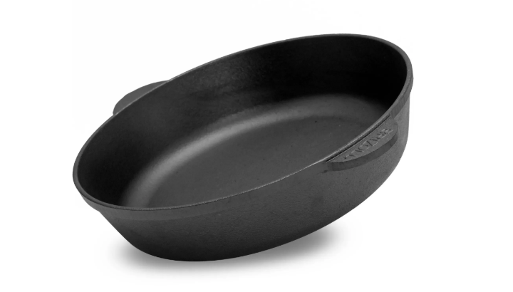 Сковорода-жаровня чугунная Brizoll monolith 240х60 мм (M2460U)