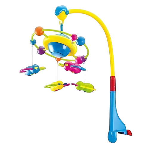 Карусель на ліжечко SL 81016 A "Sunlike" 3 режими/проектор/мелодії/брязкальця Різнокольоровий