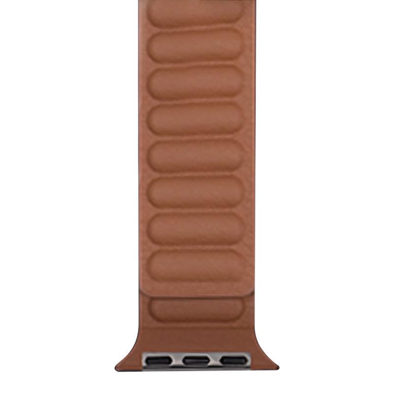 Ремешок Hoco WA23 series leather chain magnetic strap для Apple watch 38/40/41 мм Brown