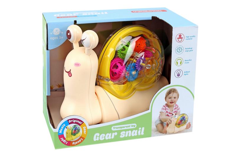 Игрушка музыкальная Улитка турбо со светом (CL201)