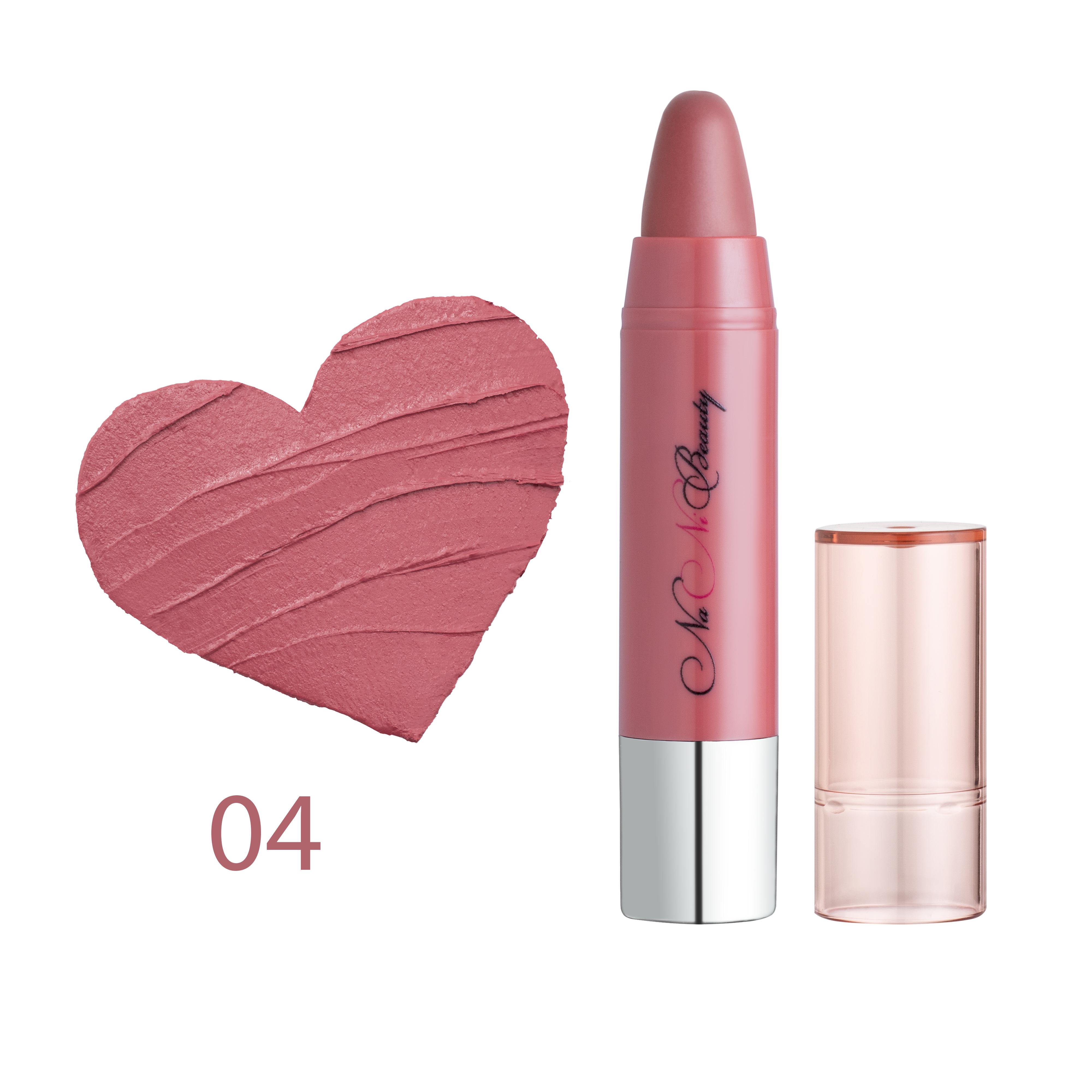 Помада-олівець для губ №04 NaNi Beauty 4 г (27884261) - фото 4