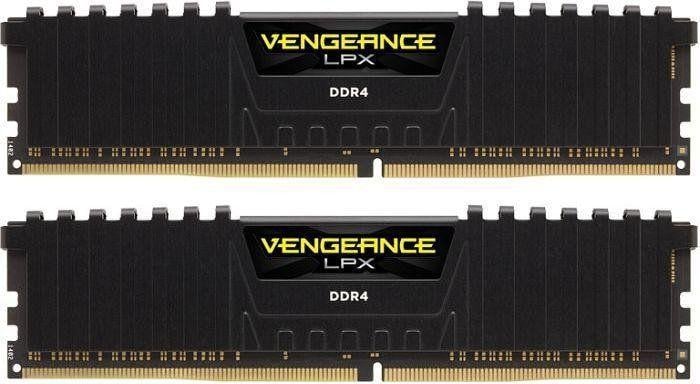 Пам'ять для настільних комп'ютерів Corsair 2x16GB DDR4 2400 MHz Vengeance LPX Black (CMK32GX4M2A2400C16) Пам'ять для настільних комп'ютерів Corsair 2x16GB DDR4 2400 MHz Vengeance LPX Black (CMK32GX4M2A2400C16)