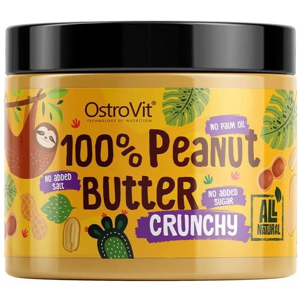 Заменитель питания OstroVit NutVit 100% Peanut Butter 500 г 20 порций Crunchy (000003544)