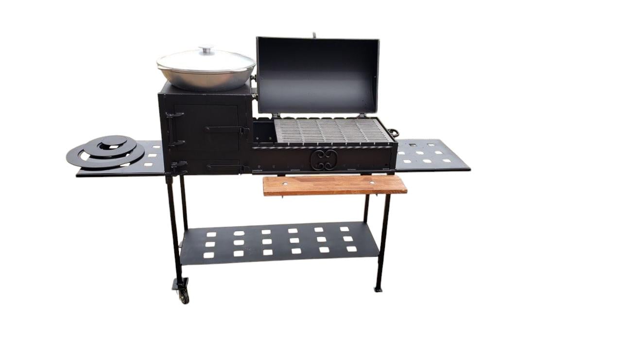 Мангал с буржуйкой сталь 4 мм (1839389039)