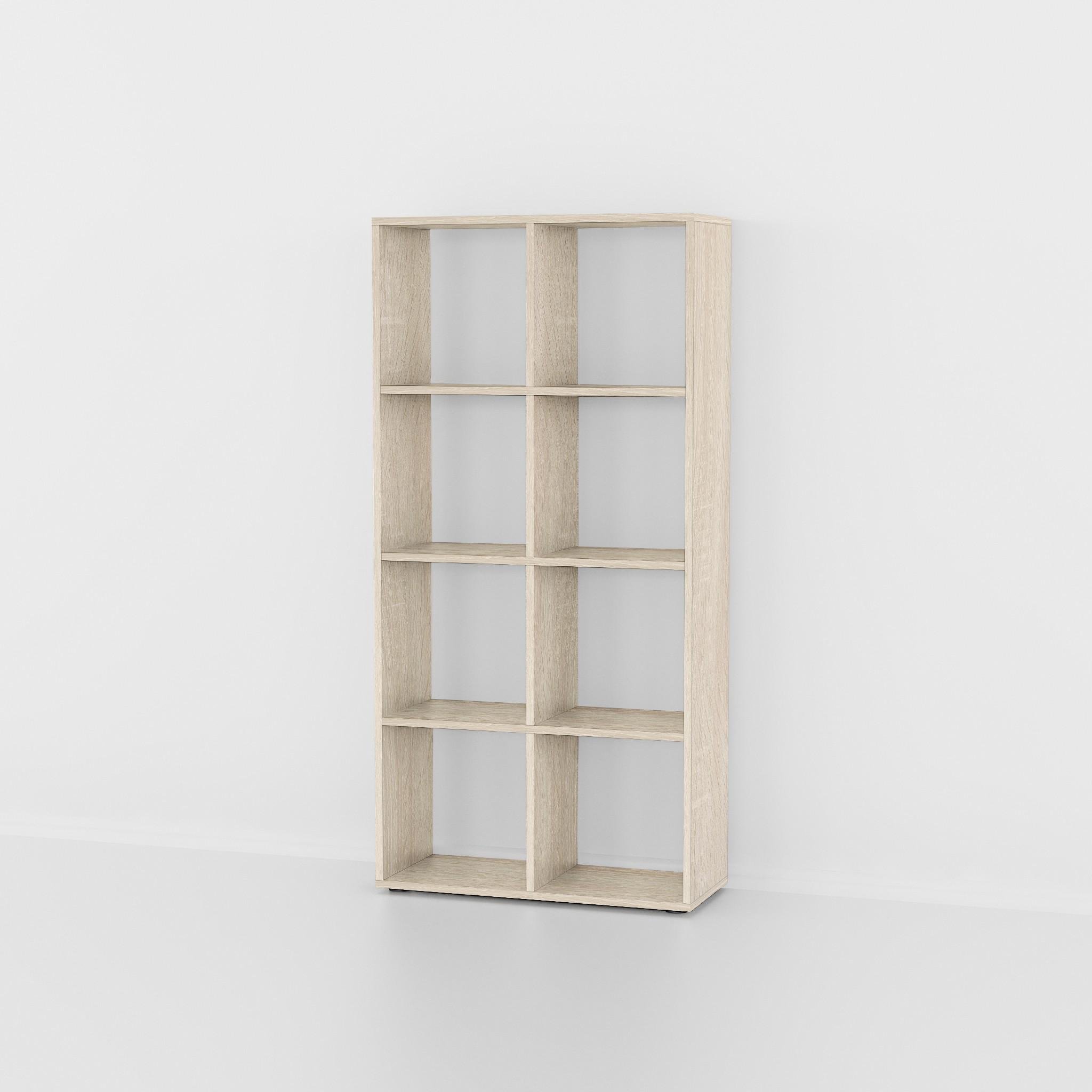 Стелаж для книг та декору на 8 комірок GP-17 720х230х1430 мм Дуб Сонома - фото 3