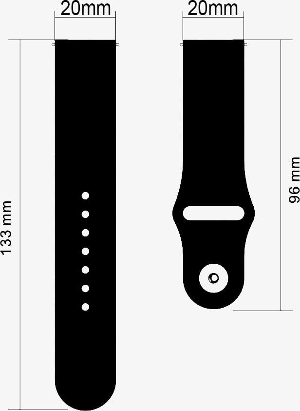 Ремешок Wave для Realme Watch Red (16670) - фото 4