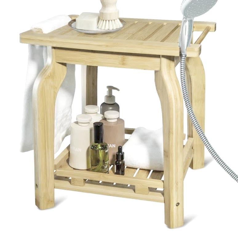 Табурет для ванной из дерева Нуталис Бланже (ТВН-015001)