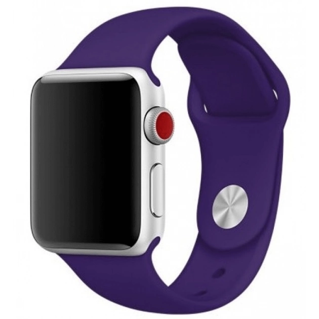 Ремешок силиконовый Sport Band для Apple Watch 42/44/45/49 мм Purple (212-00621)