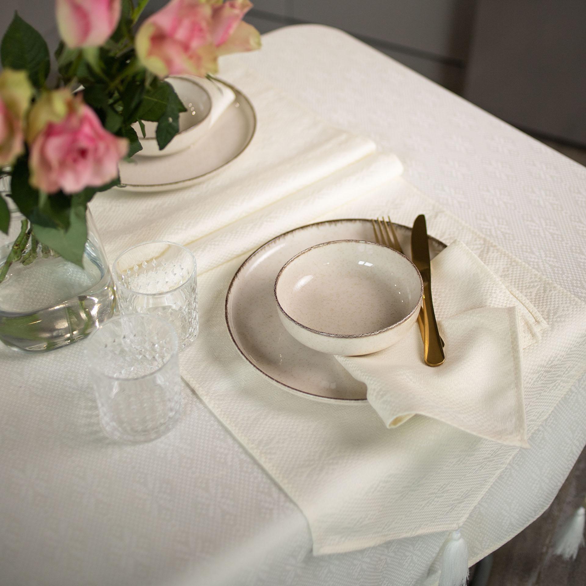 Салфетка Едельвіка Айвенго 0,30х0,40 м Молочный (371-23/00milk) - фото 2 Салфетка Едельвіка Айвенго 0,30х0,40 м Молочный (371-23/00milk) - фото 2