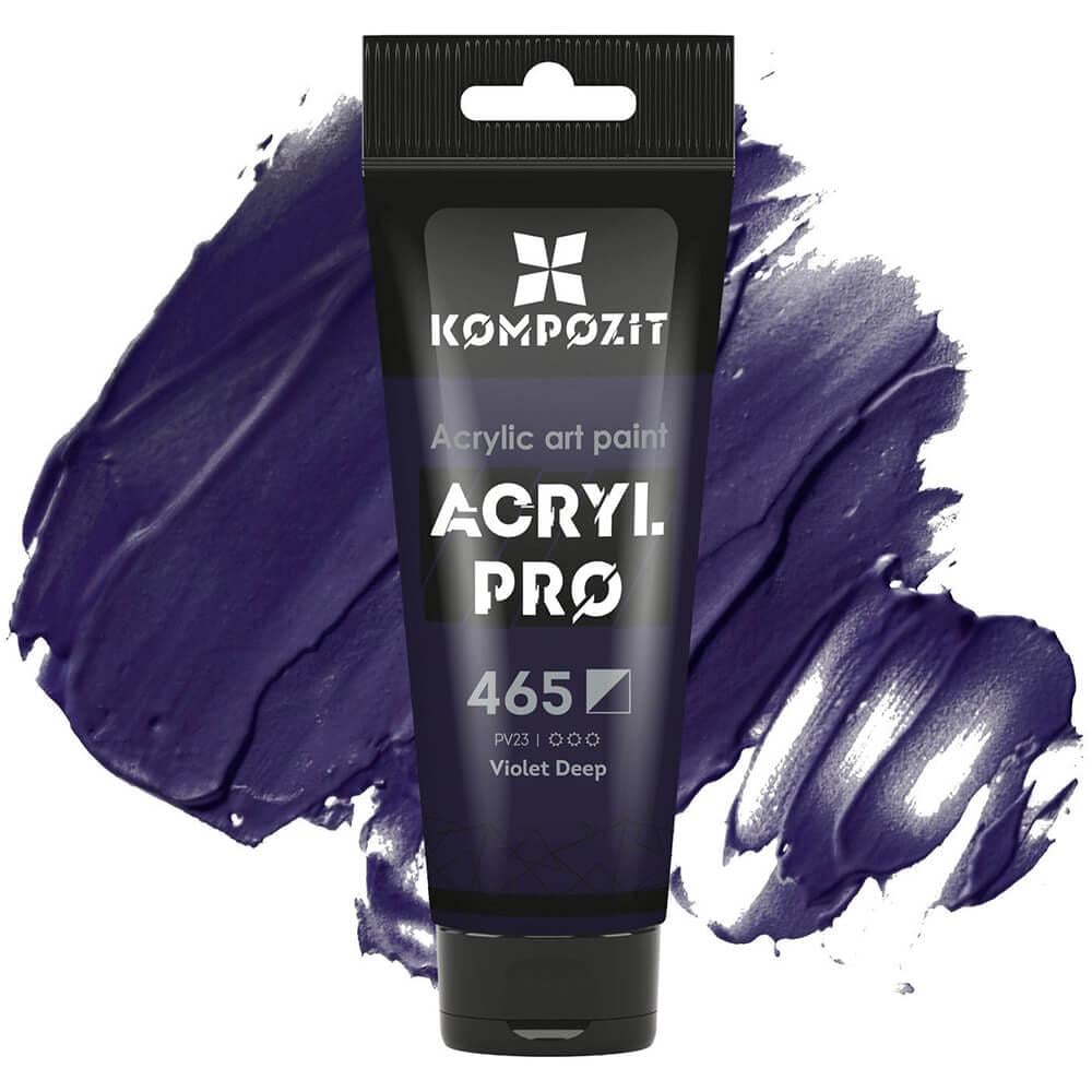 Акрилова фарба ART Kompozit 465 75 мл Фіолетовий темний (59465) - фото 1