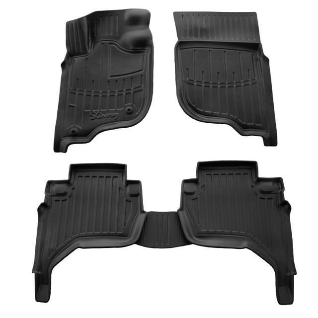 Килимки в салон з бортами Stingray для Mitsubishi L200 KAOT 2006-2015 рр. 5013215 Килимки в салон з бортами Stingray для Mitsubishi L200 KAOT 2006-2015 рр. 5013215