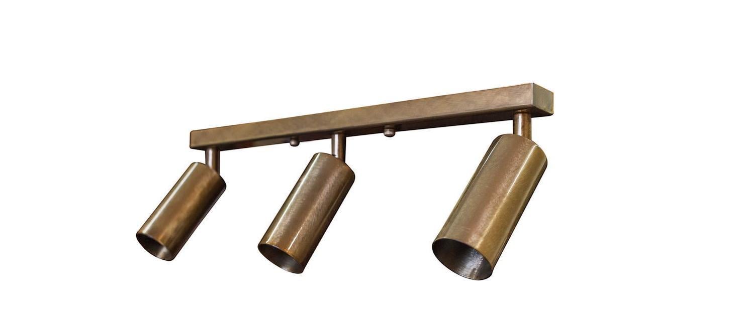 Светильник спот лофт MSK ELECTRIC Tube NL 1105-3 BN с поворотным механизмом