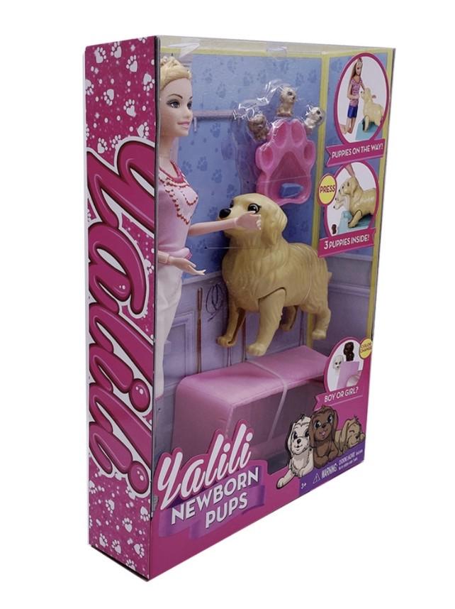 Кукла Yalili Newborn pops с беременной собакой - фото 3