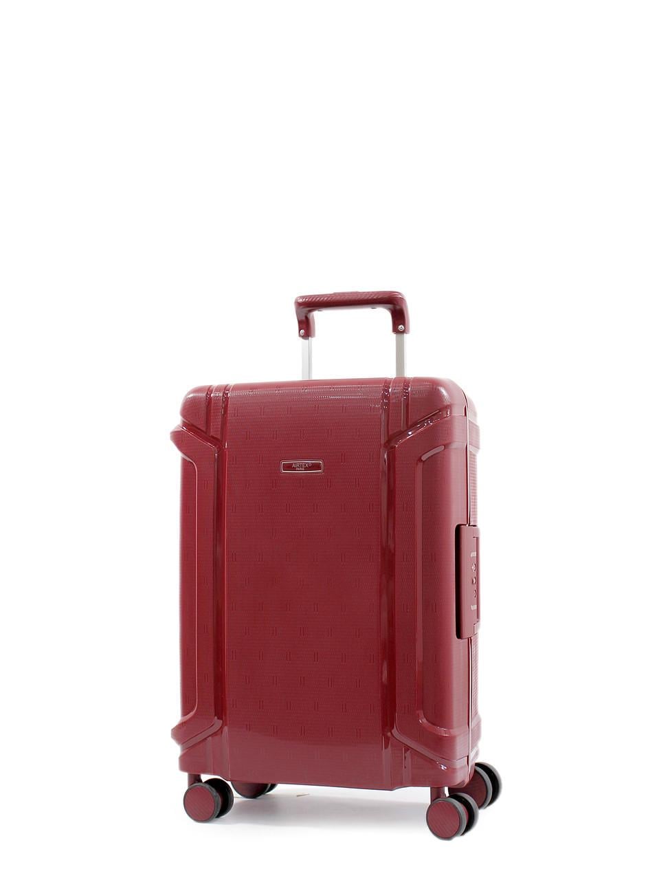 Чемодан малый AIRTEX полипропилен S 55х36х21 см 33 л 3,45 кг Красный (645)