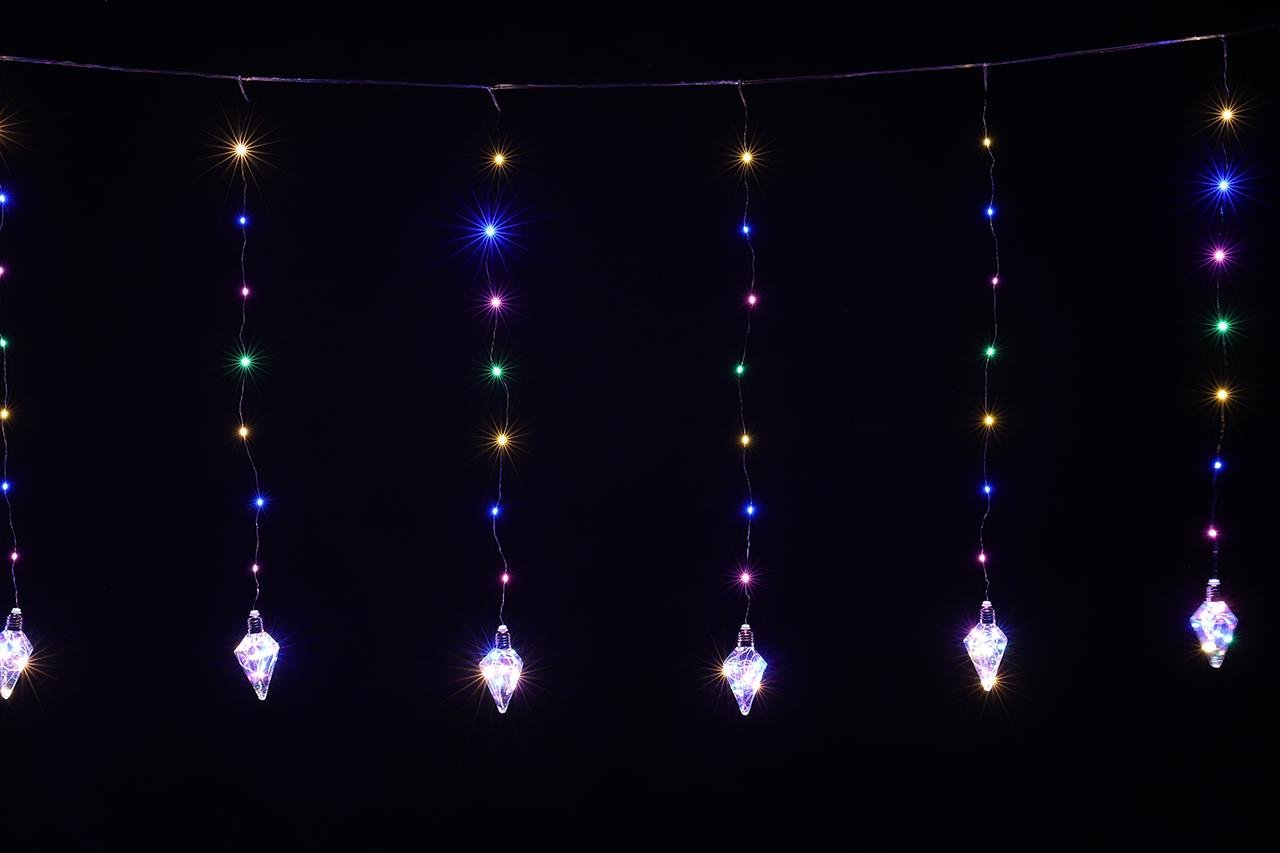 Гірлянда лампочки на вікно ромб Xmas 4М 150 LED (1008868-Other)