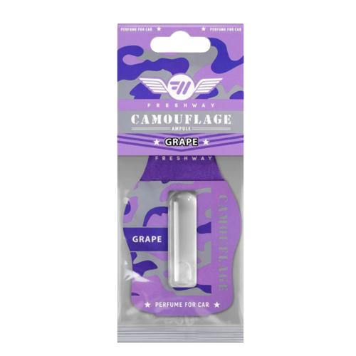 Освежитель воздуха жидкий Fresh Way Camouflage Ampule Grape 4,5мл (00000051120)