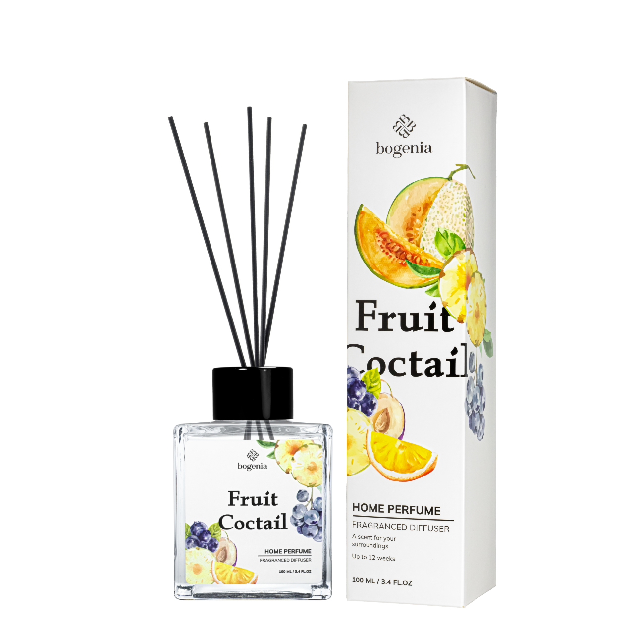 Аромадифузор для дома парфюмированный Bogenia Fruit Coctail 100 мл (BG360.008)