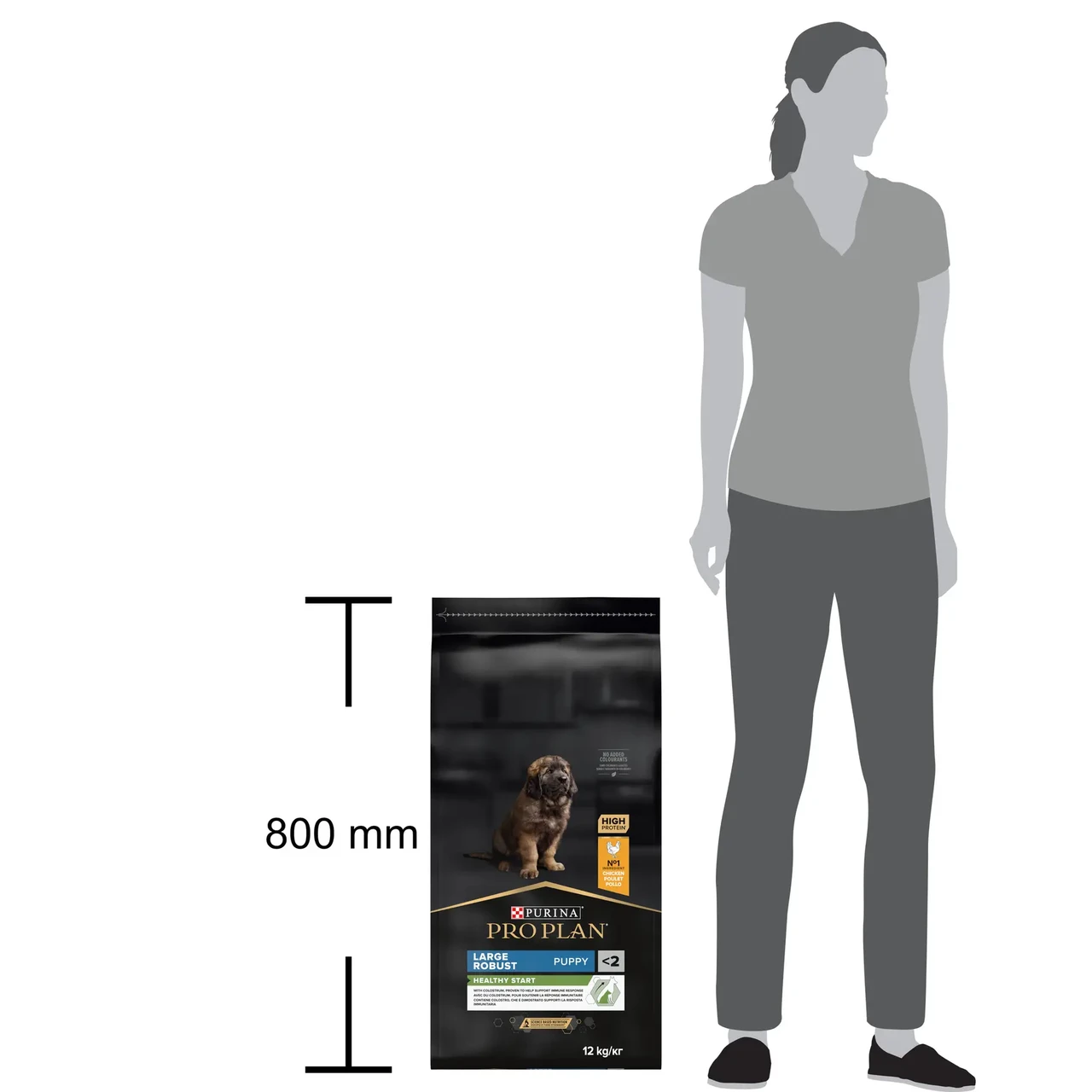 Сухой корм для щенков больших пород Pro Plan Puppy large Robust 12 кг курица - фото 4 Сухой корм для щенков больших пород Pro Plan Puppy large Robust 12 кг курица - фото 4