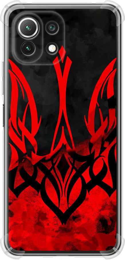 Чехол на Xiaomi Mi 11 Lite Герб Украины v2 (5312sp-2281-42517)