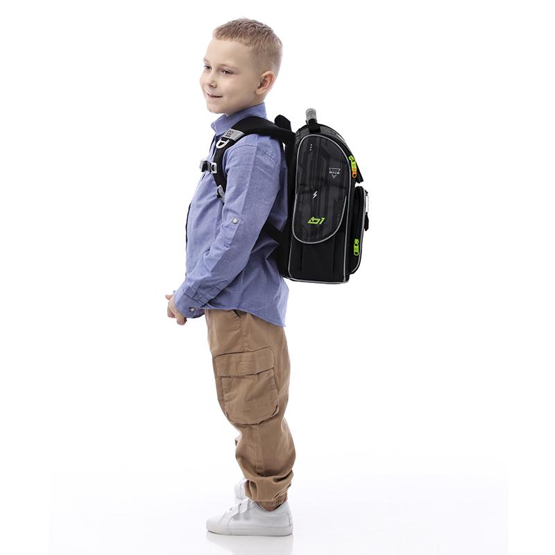 Школьный каркасный рюкзак GoPack Education GO25-5001S-8 Warrior с ортопедической спинкой (995158) - фото 6 Школьный каркасный рюкзак GoPack Education GO25-5001S-8 Warrior с ортопедической спинкой (995158) - фото 6