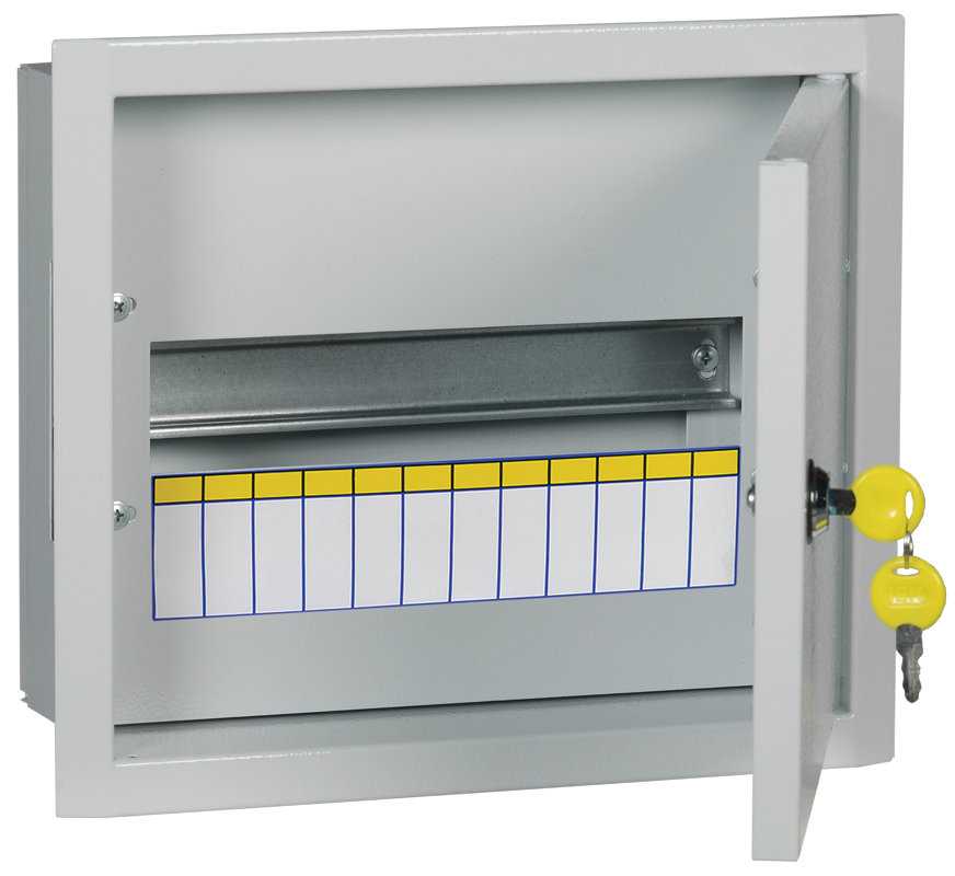 Щит распределительный УЕК TITAN 3 ЩРв-12 12 модулей IP31 встраиваемый c замком металлический 265х310х120 мм (MKM14-V-12-30-T) Щит распределительный УЕК TITAN 3 ЩРв-12 12 модулей IP31 встраиваемый c замком металлический 265х310х120 мм (MKM14-V-12-30-T)