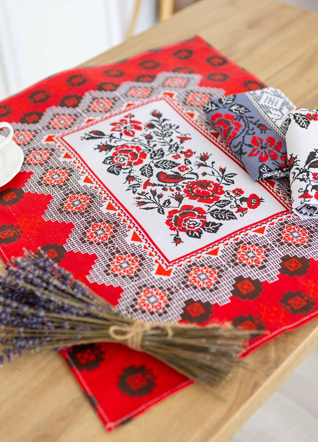 Набір кухонних рушників Оберіг 60х47 см 3 шт. - фото 2