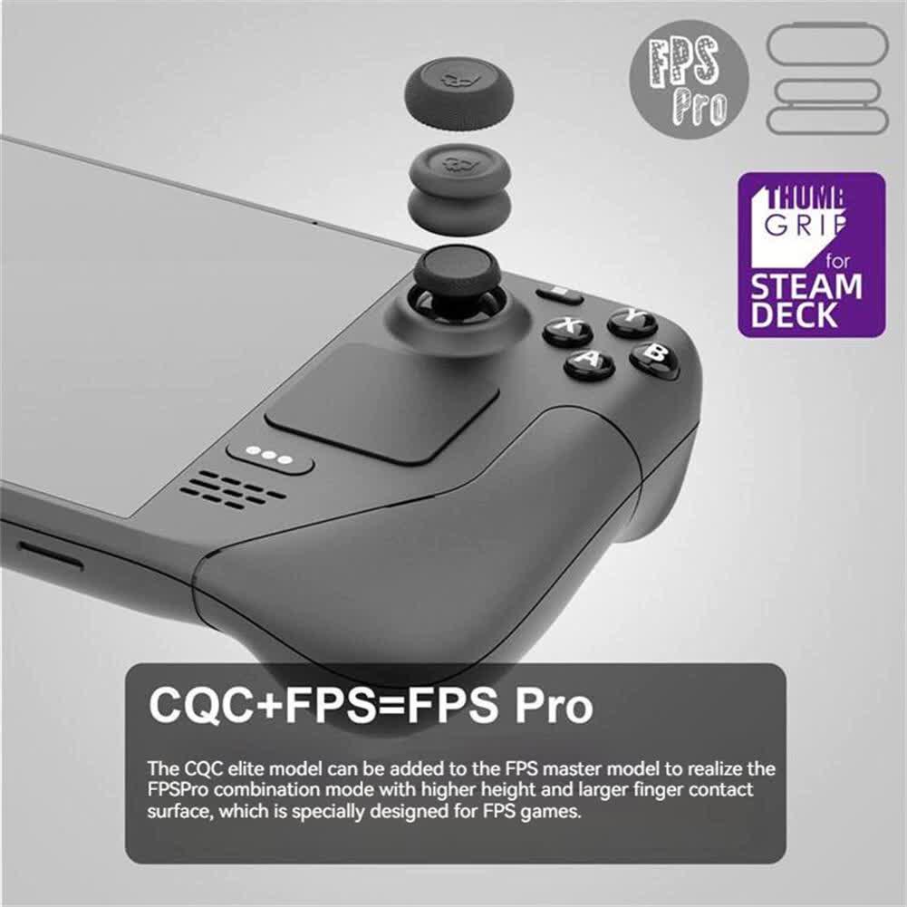 Колпачки для джойстика дизайнерские Steam Deck и других девайсов Black (ACS-DKFJSDbl) - фото 5