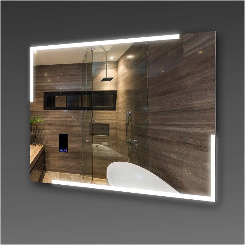 Зеркало прямоугольное EKVATOR MLP-18 с LED-подсветкой Премиум 80х100 см