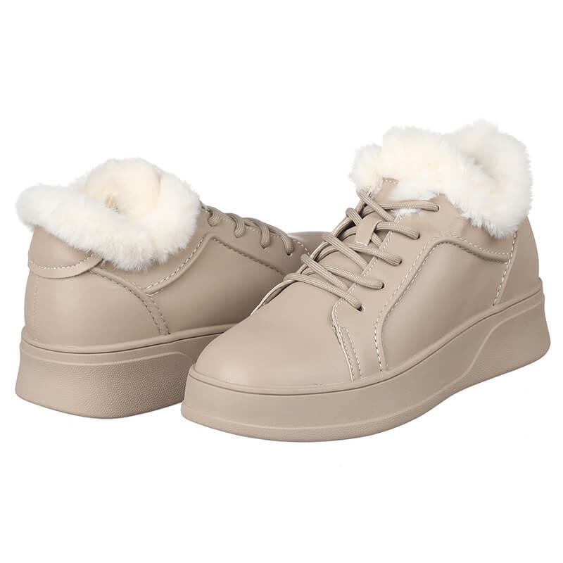 Ботинки женские PLPS D125-3 кожаные р. 38 Бежевый (10010)