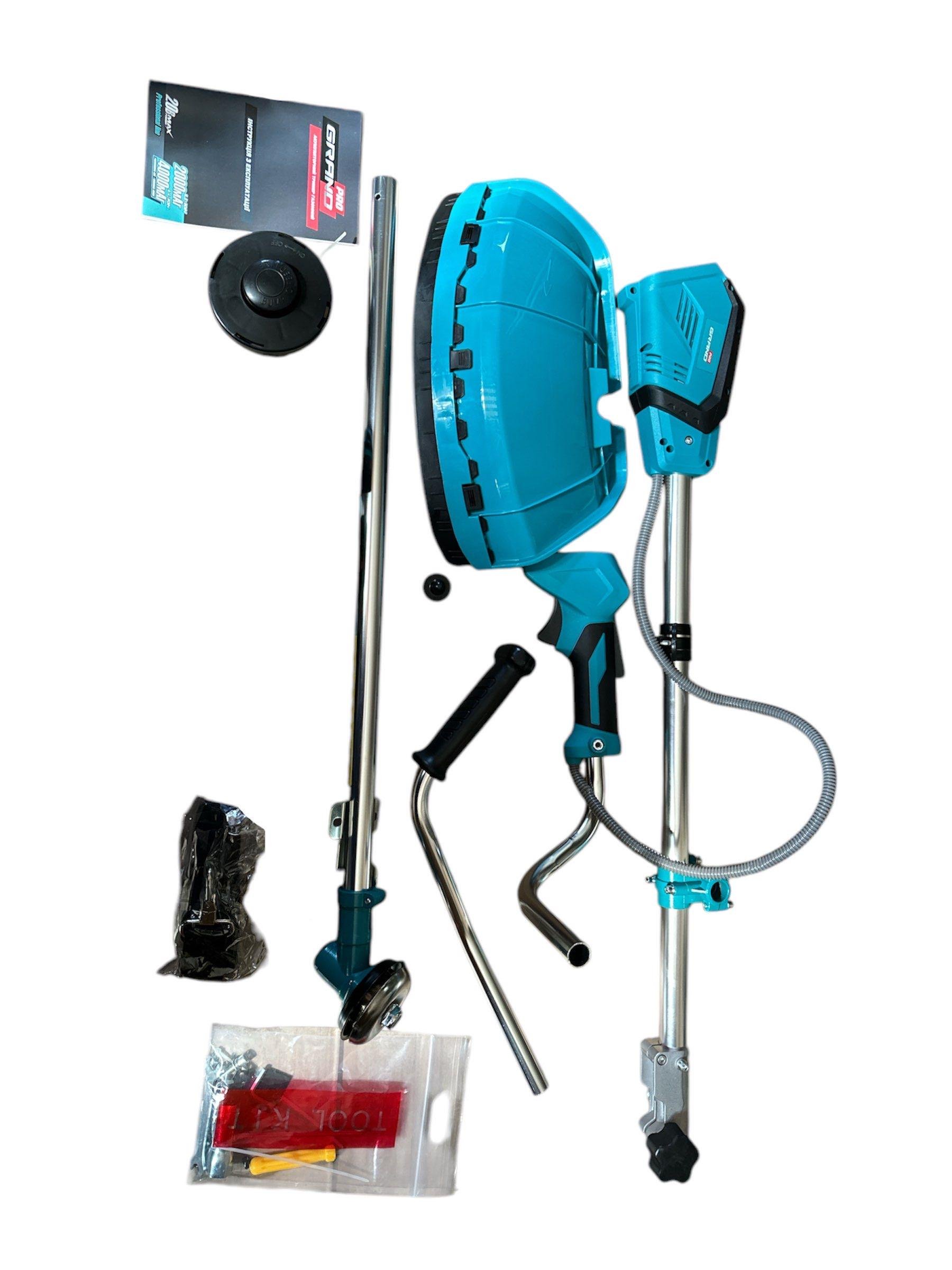 Електрокоса акумуляторна Grand АТГ-20 без акумулятора та зарядного пристрою (26160394)