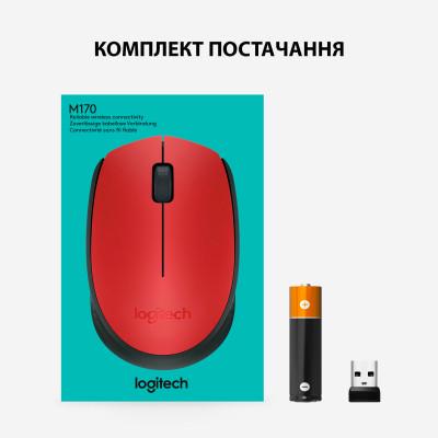 Компьютерная мышка Logitech M171 Red (910-004641) - фото 8 Компьютерная мышка Logitech M171 Red (910-004641) - фото 8
