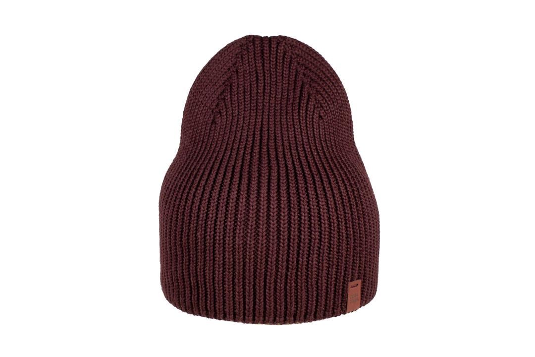 Шапка вязаная Apex ЭДДИ one size Бордовый
