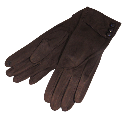 Перчатки замшевые сенсорные Anjela А1 без утеплителя р. 8,5 Коричневый (1675758400)