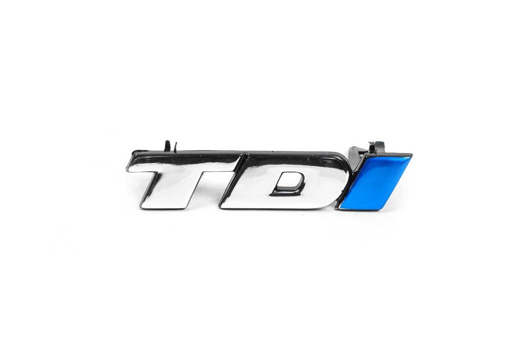 Надпись в решетку Tdi OEM Ісиняя Davs Auto для Volkswagen T4 Caravelle/Multivan abs-пластик Хром