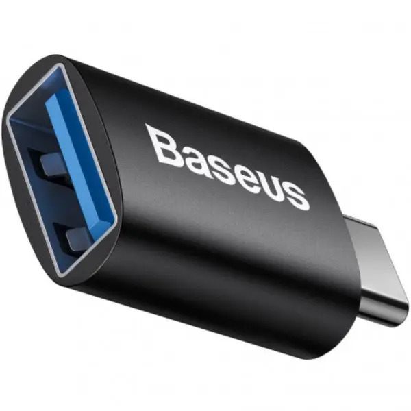 Адаптер-переходник BASEUS Ingenuity Mini OTG USB 3.1 to Type C Black (ZJJQ000001) - фото 5