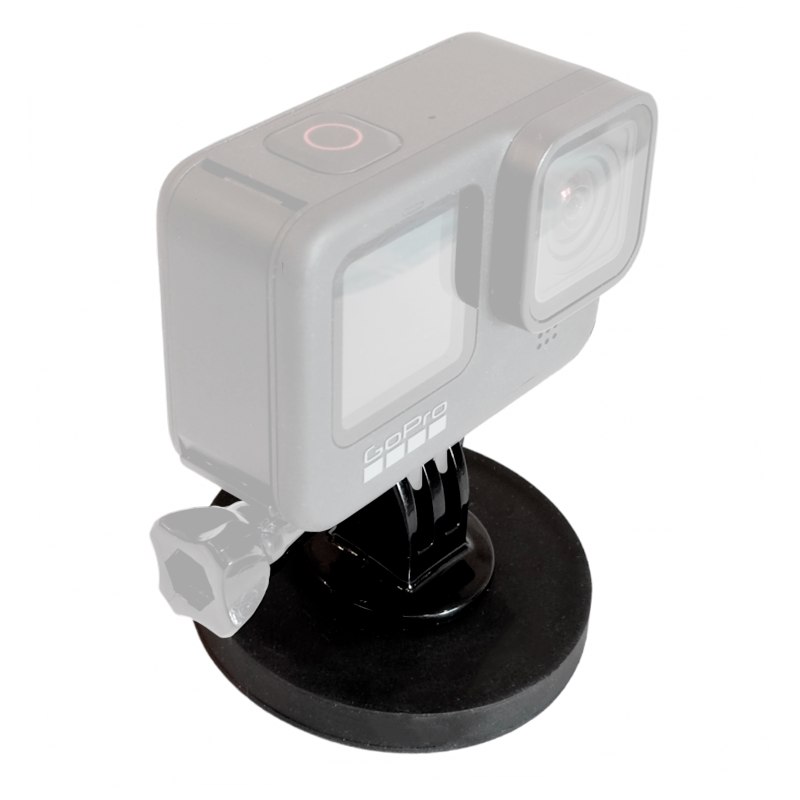 Магнит для GoPro мощный неодимовый крепление адаптер и резьба 1/4" D 65 мм (60340)